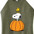 thumbnail image 3 of Peanuts - Snoopy Woodstock Pumpkin - Juniors High Neck Tank Top, 3 of 6