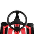 thumbnail image 3 of UBesGoo Steering Ski Snow Racer Sled with Twin Brakes,Steel Frame Snow Slide,Black and Red, 3 of 14
