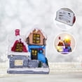 thumbnail image 4 of Teissuly Christmas Resin Scene Village House Town With Warm White LED Lights Battery Operated Christmas Decorations Teissuly WER202311215087, 4 of 6