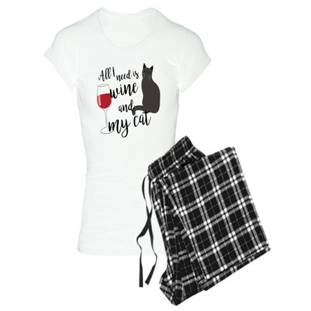 

CafePress - All I Need Is Wine And My C - Women s Light Pajamas