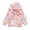 4# Pink, variant on Ingzy Kids Girls Cartoon Zip Hooded Jacket Spring Fall Light Windbreaker Toddler Outwear