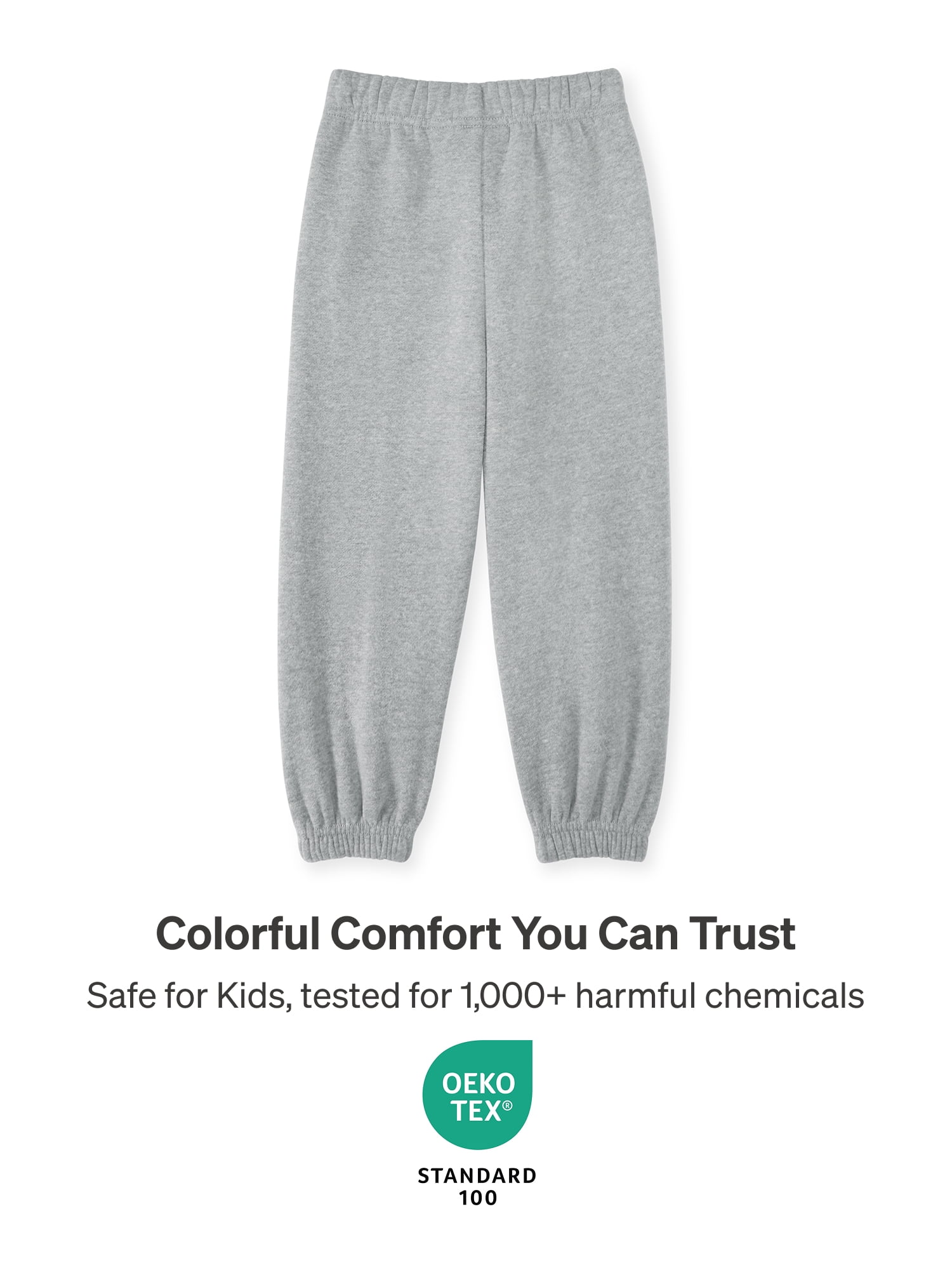Color Mix by Garanimals Kids Fleece Sweatpants, Sizes 6–16