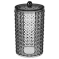 thumbnail image 4 of Estuche de almacenamiento acrílico para hisopos de algodón, organizador redondo de cosméticos de algodón, dispensador de discos desmaquillantes con tapa para baño o tocador., 4 of 6
