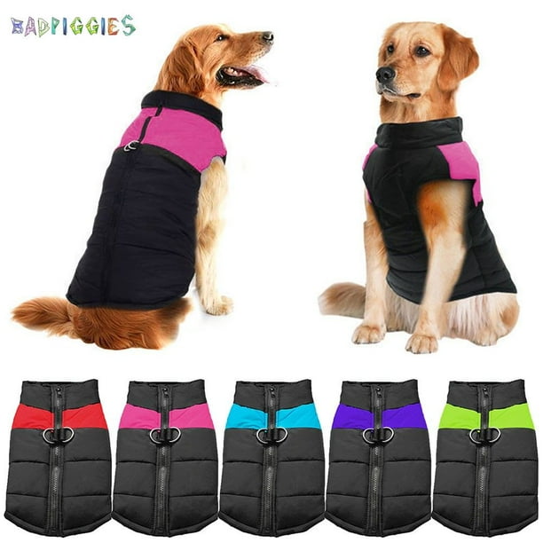 BadPiggies Waterproof Coldproof Dog Warm Vest Jacket Coat Winter