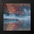 thumbnail image 2 of Wolfy 20x20 Black Modern Framed Museum Art Print Titled - River Brathay, 2 of 5