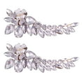 thumbnail image 1 of 1 Pair Removable Wedding Shoes Ornaments Delicate Pearl Rhinestone Shoes Buckles, 1 of 7