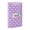 Purple, variant on Polka Dot Cash Organizer Binder with Combination Lock, PU Leather Money Storage Book, 100 Bill Capacity, Budget Wallet for Cash Saving Travel Use,Purple