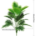 thumbnail image 2 of Artificial Plants Palm Leaves Faux Fake Tropical Large Palm Tree Leaves Imitation Boston Fern Plant Leaf Green Greenery Bushes for Home Jungle Party Decorations (2), 2 of 5