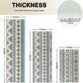 thumbnail image 4 of Blue and Pink Diamond Shaped Boho Pattern Kitchen Rugs Sets Of 3,Kitchen Runner Rugs Non Skid Washable,Decorative Kitchen Floor Mats for Kitchen,Sink,Laundry,17"x30"+ 17"x47" + 17"x59", 4 of 6