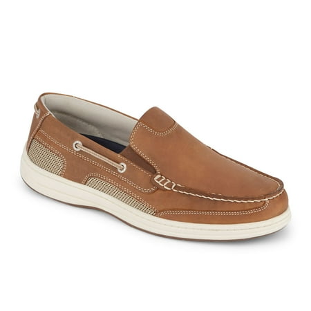

Dockers Mens Tiller Leather Casual Slip-on Loafer Boat Shoe with Stain Defender