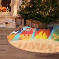 thumbnail image 5 of Lukts Hello Summer3 Print Color Life Christmas Tree Skirt, Winter Holiday Tree Mat Decoration ,Can be Used as A Shawl-30", 5 of 6
