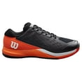 thumbnail image 3 of Wilson Men`s Rush Pro Ace Wide Tennis Shoes Black and Vermillion (  14   ), 3 of 5
