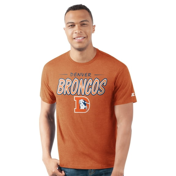 Men's-Starter  Orange Denver Broncos Prime Time T-Shirt