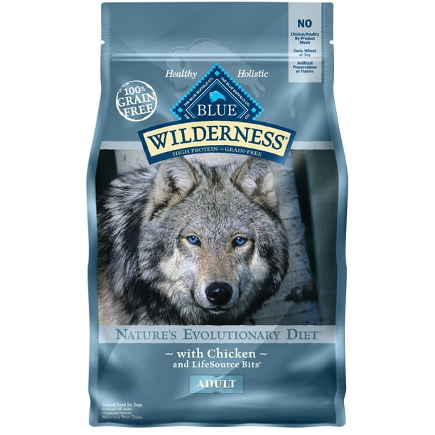 Blue Buffalo Wilderness High Protein Grain Free, Natural Adult Dry Dog