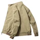thumbnail image 3 of Chaqueta cortavientos de doble cara para hombre, chaqueta de béisbol estilo aviador de algodón puro, abrigo de estilo hip hop, ropa de calle, multicolor, 2024, 3 of 5
