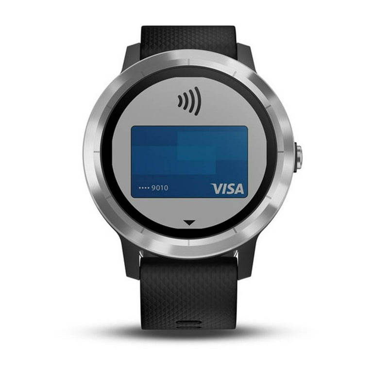 Garmin V?voactive 3 Smartwatch Fitness Tracker Watch, Black w/ Silver - Walmart.com