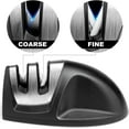 thumbnail image 2 of The Kitchen Knife Sharpener is Equipped with Sharp Straight Serrated Scissors Blades, and The Auxiliary Knife Helps to Repair and Restore The Blades, Making Them sharper and More Useful(Black), 2 of 8