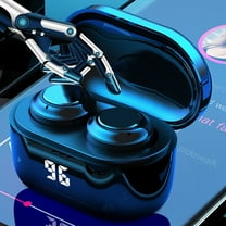 Earphone wireless, Hwkond Bluetooth Headphones Wireless Earbuds Breathing Lamp Noise Reduction Bass Waterproofs Sports Earphones Microphone Stereo Headset, Black, Up To 60% Off