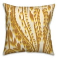 thumbnail image 2 of Creative Products Large Ikat Orange Yellow Pattern 20x20 Indoor / Outdoor Pillow, 2 of 3