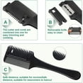 thumbnail image 5 of Razor Comb Hair Thinner Comb Hairdressing Razor Comb Hair Cutting Razor Comb Double Sided Hairdressing Razor Comb Tool for Hair Cutting and Styling, 5 of 5
