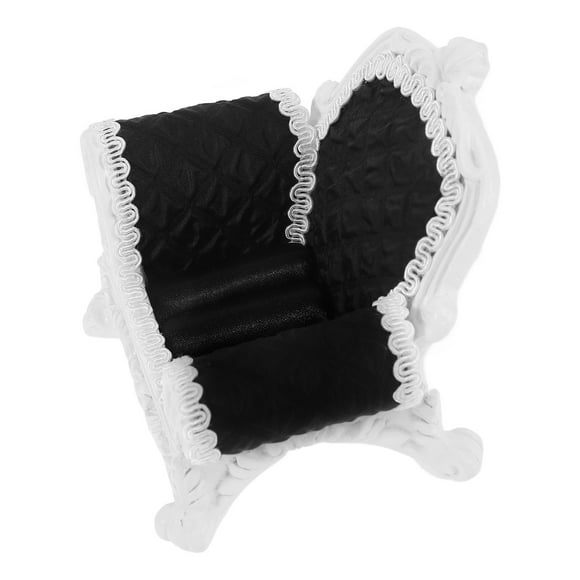 VERDANVERSE Earring Holders for Selling Jewelry Holder Black Fabric Earring Stand 1Set