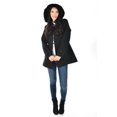 thumbnail image 1 of Abrigo con capucha Roman Fashion /Juvenil, 1306 (Negro) negro EG, 1 of 6