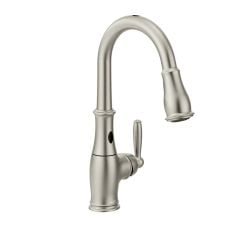 Photo 1 of (MISSING MANUAL, possibly components) 
Moen Brantford Spot Resist Stainless One-Handle Pulldown Kitchen Faucet