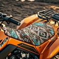 thumbnail image 4 of Uorisanigo ATV Seat Cover Waterproof Four-Wheeler Seats Cover Compatible with Polaris 2014-2024 Sportsman 450 570 850, Vintage Aztec Tribal Seats Cushion Keeps Seat Clean, 4 of 7
