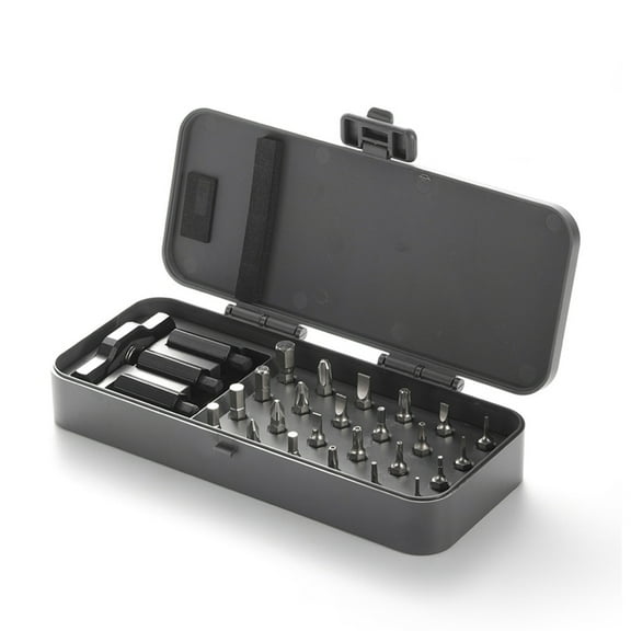 Ratchet Screwdriver,24-in-1 Bit Set,Magnetic Ratcheting Screwdriver with Detachable Handle for Electronics,DIY