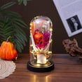 thumbnail image 2 of Halloween Plastic Cover Pumpkin Flower Bouquet Night Light Holiday For Tabletop Party & Home Atmosphere, 2 of 5