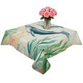 thumbnail image 2 of Whale Coastal Table Cloth Waterproof Tablecloths, Vintage Nautical Ocean Starfish Compass Tablecloth Dining Table Cover for Kitchen Party Tabletop Outdoor, Square Tablecloth 54x54 Inch, 2 of 9