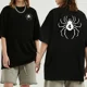 thumbnail image 3 of Camiseta de algodón puro para hombre y mujer, camisa con estampado de araña Y2k, informal, holgada, de calle, con gráfico vintage, 3 of 3