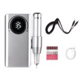 thumbnail image 1 of Kit de taladro para uñas Pantalla LCD portátil Taladro eléctrico multifuncional para lima de uñas Banco de energía para pulir plata, 1 of 10