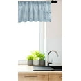 thumbnail image 3 of Ambesonne Art Deco Window Valance, Pattern with Tiny Rhombus, 54" X 18", Blue Grey White, 3 of 3