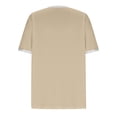 thumbnail image 5 of Elegante blusa de manga corta con cuello redondo y manga abullonada para mujer OAVQHLG3B Store  lin121212, 5 of 5