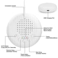 thumbnail image 2 of EEEkit White Noise Machine, Portable Sound Machine with 10 Soothing Sounds, Auto Noise Detection, 2 of 8
