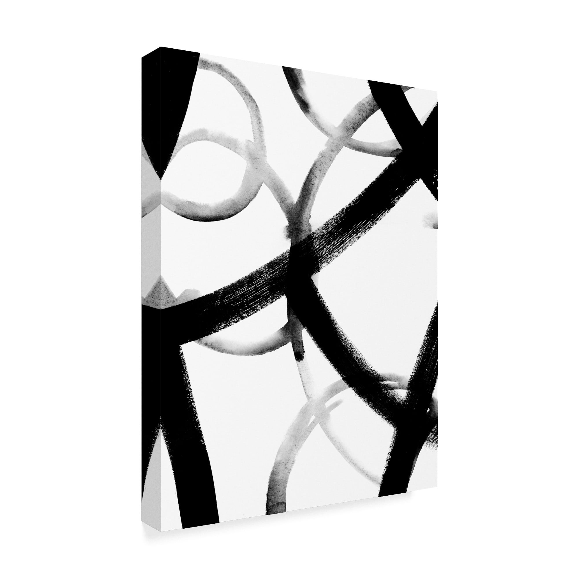 Trademark Fine Art 'Monochrome Ripple I' Canvas Art by Grace Popp