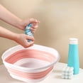 thumbnail image 6 of Euaioeiu Collapsible Portable Silicone Wash Basin Foldable Travel Foot Soak Tub Multipurpose Sink for Camping Backpacking Dormitory Home Bathroom, 6 of 8
