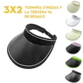 thumbnail image 1 of Visera Gorro Deportivo Protector Solar Y Rayos UV | para Exteriores Hombre/Mujer (Negro/Blanco) MIMA 2 Moderno, 1 of 5