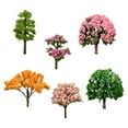 thumbnail image 2 of 6 piezas de árboles artificiales en miniatura, accesorios realistas de imitación de , decoración de micropaisaje, modelos mixtos de árboles para, 2 of 8