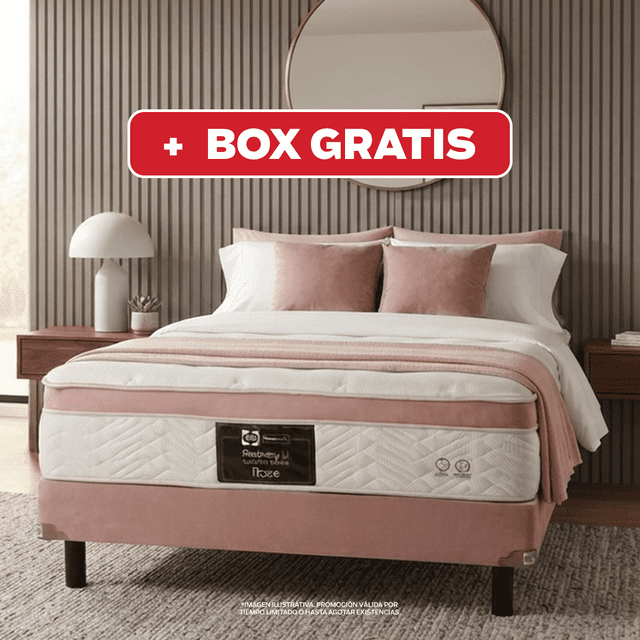 Sealy Colchón Rose - Queen Size - Juego de Box