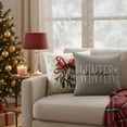 thumbnail image 4 of Sm:)e Hello Winter Christmas Tree Pillow Covers 18 x 18 Set of 4, Square Xmas Decorative Farmhouse Outdoor Sofa Case, 4 of 6
