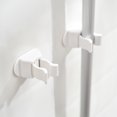 thumbnail image 2 of Ounissouiy Soporte de Clip para barra de cortina, 2 piezas, herramienta fija Universal de tamaño pequeño, toallero de sujeción ajustable para Almacenamiento y organización del hogar, 2 of 6