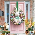 thumbnail image 4 of VBODN Easter Decoration,Easter Bunny,Easter Decorations for the Home,Easter Bunny Decor,Easter Bunny Wreath Door Flag Door Hanging Door Cover Decoration Spring Easter Decor For Front Door Festive, 4 of 6