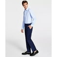 thumbnail image 6 of Men's Slim-Fit Plaid Performance Dress Pants Blue 33x30, 6 of 6