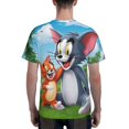 thumbnail image 6 of Tom And Jerry Men's T Shirt 3D Graphic Hip Hop Unisex Tees Tops Casual Stylish Crew Neck Short Sleeve, 6 of 8