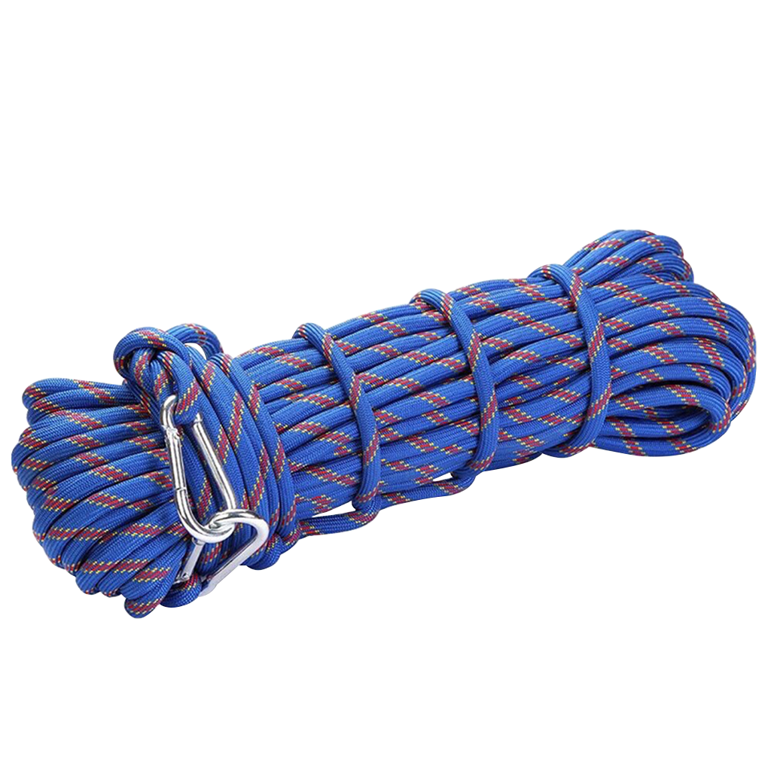 Climbing Rope Anti-slip Safety Rope Portable Survival Hiking Cord Outdoor  Accessory, Blue, 1m 