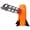Orange, variant on Baseball Pitching Machine Automatic With Five Practice Balls Promotes Hand Eye Coordination For Beginner Players,Orange