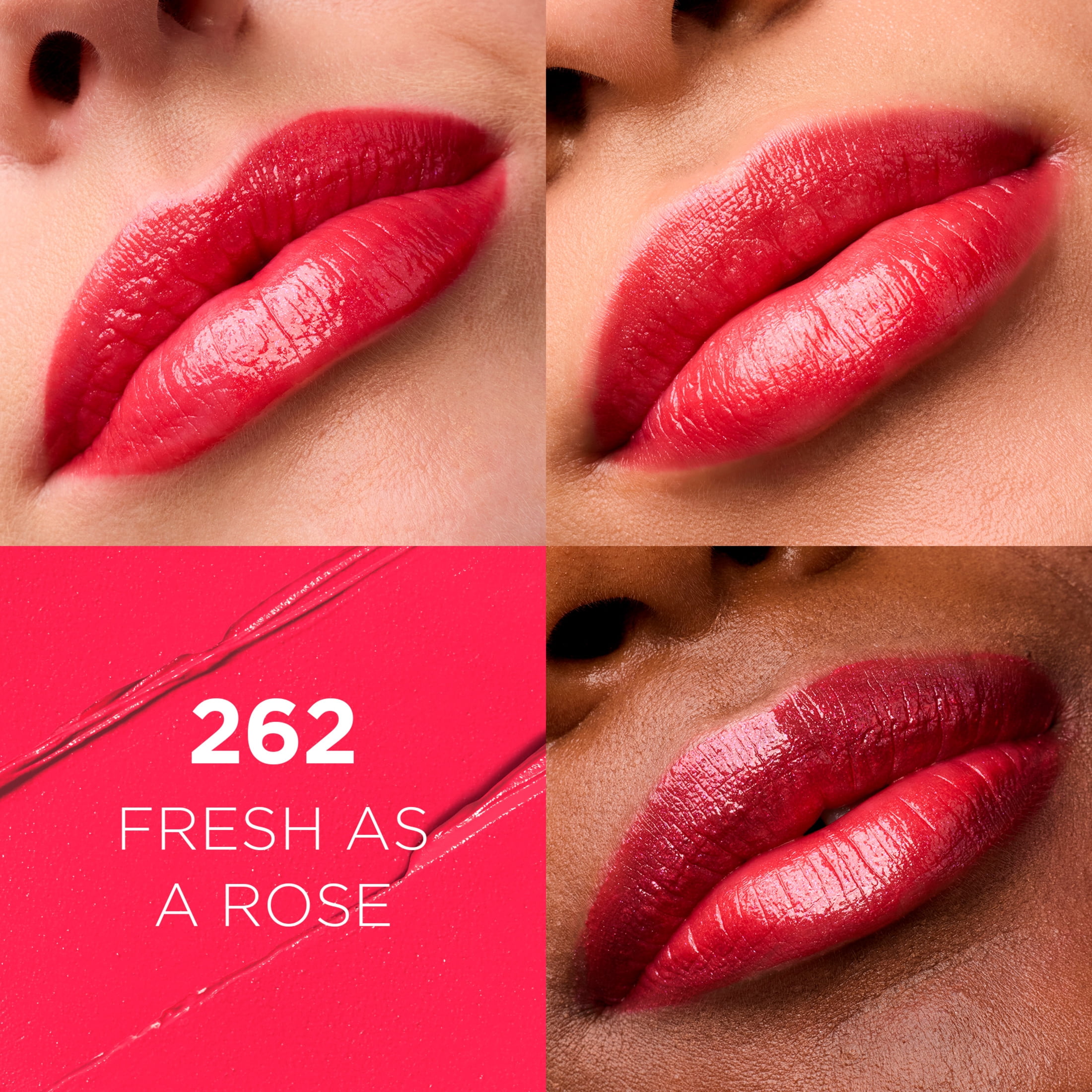 (2 pack) L'Oreal Paris Colour Riche Original Satin Lipstick for Moisturized Lips, 262 Fresh As A Rose