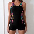 thumbnail image 4 of Giftesty One Piece Bikini Swimsuit Push-Up Padded No Steel Support Swimwear Tummy Control Swimsuits Sleeveless Swim Romper Athletic Bathing Suits, 4 of 8